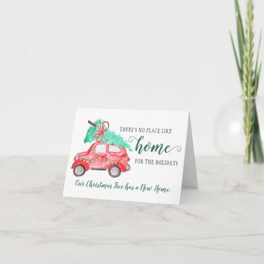 We hebben verhuisd New Home Feestdagen Beweging Aa Aankondiging (Voorkant)