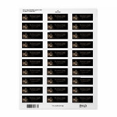 We hebben verlichte kerstwoningen verplaatst etiket (Full Sheet)