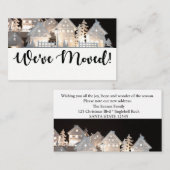 We hebben verlichte kerstwoningen verplaatst informatiekaartje (Voorkant / Achterkant)