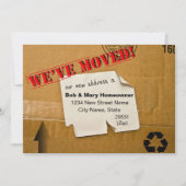 WE HEBBEN VERPLAATST - AANKONDIGINGEN - Vak (Voorkant)