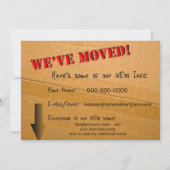 WE HEBBEN VERPLAATST - AANKONDIGINGEN - Vak (Achterkant)