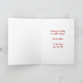  We hebben verplaatst Merry Christmas Kaart (Binnen)