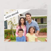 We hebben verplaatst - Volledige afloopfoto met aa Aankondigingskaart (Voorkant)