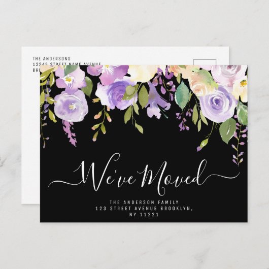 We hebben verplaatste scriptbelettering Nieuwe won Briefkaart (Voorkant / Achterkant)