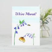 We hebben Virginia Bluebells verplaatst met vlinde Kaart (Staand voorkant)