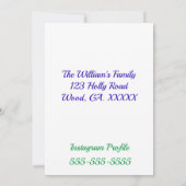 We hebben Virginia Bluebells verplaatst met vlinde Kaart (Achterkant)