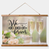 We hebben voor eeuwig beslist hangend wandkleed (Voorkant)