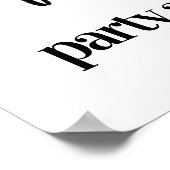 We hebben Waited Funny Wedding Poster (Hoek)