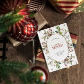 We hebben Warm Winter Berry Moving Announcement ve Feestdagenkaart