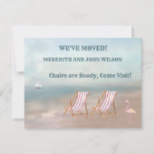 We hebben Waterverf Beach Budget Move verplaatst Aankondiging (Voorkant)