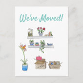 We hebben Waterverf-bewegende boxen en leefruimte  Aankondigingskaart (Voorkant)