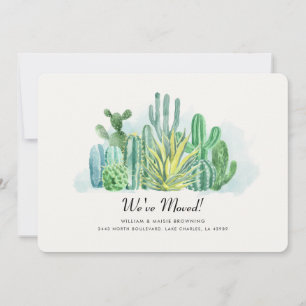 We hebben Waterverf Cacti Moving Announcement verp Aankondiging