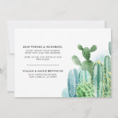 We hebben Waterverf Cacti Script verplaatst Aankondiging (Achterkant)