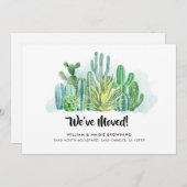 We hebben Waterverf Cacti Script verplaatst Aankondiging (Voorkant / Achterkant)