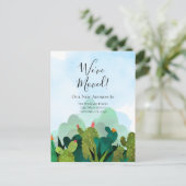 We hebben Waterverf Cactus Cacti Moving Briefkaart (Staand voorkant)