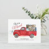 We hebben Waterverf Chic Moving Announcement verpl (Staand voorkant)