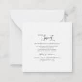 We hebben Waterverf Chic Moving Announcement verpl Notitiekaartje (Achterkant)