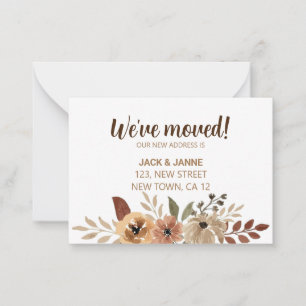 We hebben Waterverf Flora Kaart verplaatst Notitiekaartje