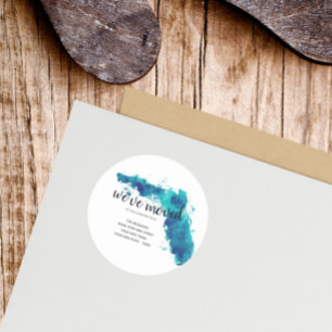 We hebben Waterverf Florida State verplaatst Ronde Sticker