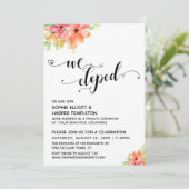 We hebben Waterverf Flowers van Hearts Script uitg Kaart (Staand voorkant)