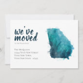 We hebben Waterverf Georgia Moving Announcement ve Aankondiging (Voorkant)