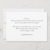 We hebben Waterverf Georgia Moving Announcement ve Aankondiging (Achterkant)