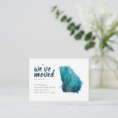 We hebben Waterverf Georgia Moving Announcement ve Informatiekaartje (Staand voorkant)