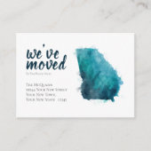 We hebben Waterverf Georgia Moving Announcement ve Informatiekaartje (Voorkant)