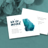 We hebben Waterverf Georgia Moving Announcement ve Informatiekaartje