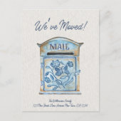 We hebben Waterverf Mail verhuisaankondiging verpl Aankondigingskaart (Voorkant)