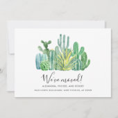 We hebben Waterverf Modern Moving Aankondiging (Voorkant)