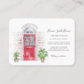 We hebben Waterverf Moving Announcement verplaatst Visitekaartje (Voorkant)