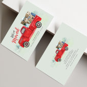 We hebben Waterverf Moving Announcement verplaatst Visitekaartje