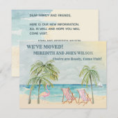 We hebben Waterverf Ocean Beach Budget Move verpla Aankondiging (Voorkant / Achterkant)