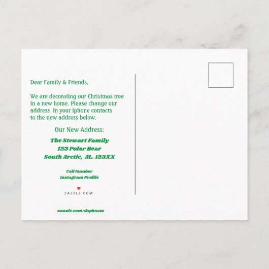 We hebben Waterverf Polar Beer verplaatst op scoot Aankondigingskaart (Achterkant)