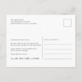 We hebben Waterverf Potted Plant Moving Address ve Aankondigingskaart (Achterkant)