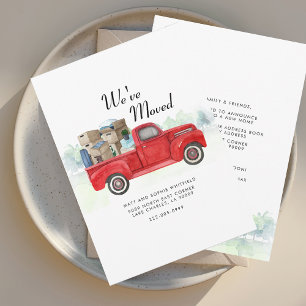 We hebben Waterverf Truck Moving Announcement verp Aankondiging