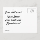 We hebben White Kitten verplaatst Aankondigingskaart (Achterkant)