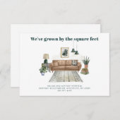 We hebben wijziging van adres verhuisaankondiging (Voorkant / Achterkant)