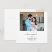 We hebben wijziging van adresfoto's verplaatst aankondiging (Voorkant / Achterkant)