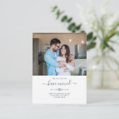 We hebben wijziging van adresfoto's verplaatst aankondigingskaart (Staand voorkant)