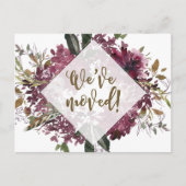 We hebben wildbloemen verplaatst naar adres uitnodiging briefkaart (Voorkant)