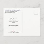 We hebben wilde dieren verplaatst met een luipaard aankondigingskaart (Achterkant)