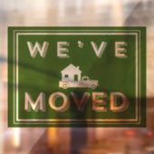 We hebben Windows Cling verplaatst Raamsticker (Vel 2)