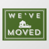 We hebben Windows Cling verplaatst Raamsticker (Vel)