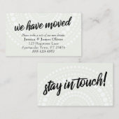 We hebben witte cirkels Bleek groene insteekkaart Informatiekaartje (Voorkant / Achterkant)