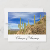 We hebben woestijn Southwest Elegant Moving Aankondiging (Voorkant)