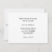 We hebben woestijn Southwest Elegant Moving Aankondiging (Achterkant)