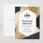 We hebben zakelijke geometrische bewegingen gemaak briefkaart (Voorkant / Achterkant)