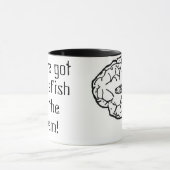 We hebben zebravis op de hersenen! mok (Midden)